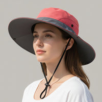 Wide Brim Sun Bucket Hat