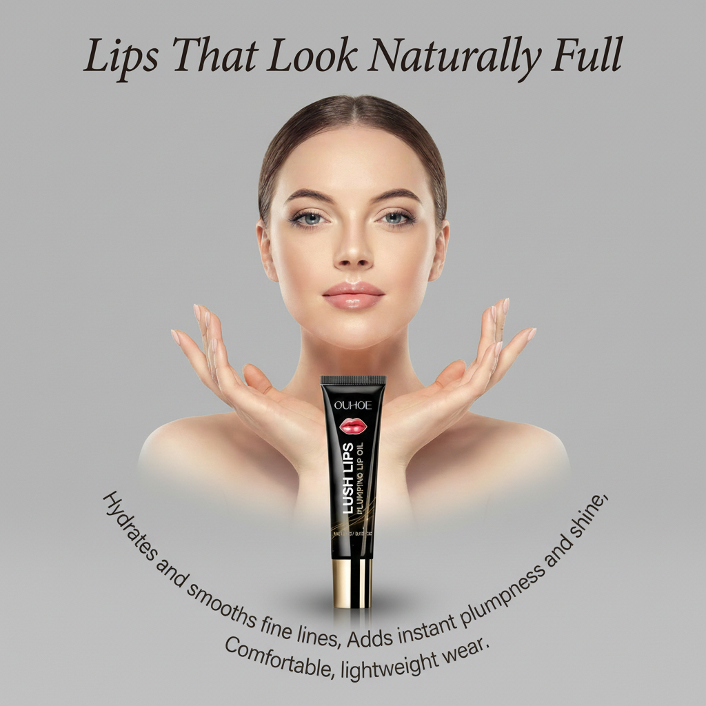 Lush Lips Serum Oil - back view