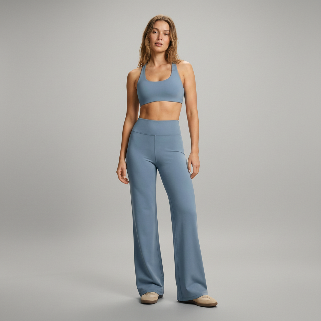 Soft Yoga Flare Pants - back view