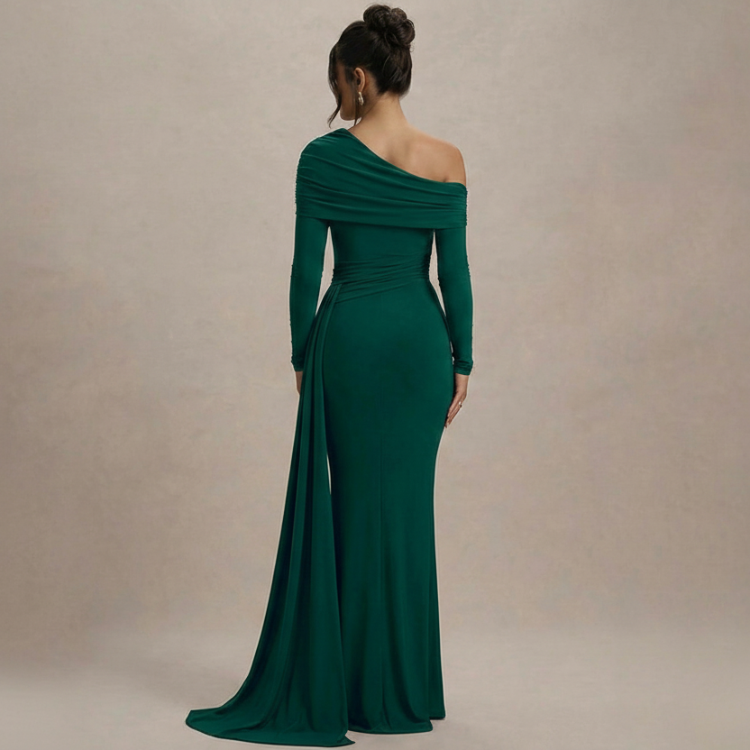 One-Shoulder Maxi Dress - detail view