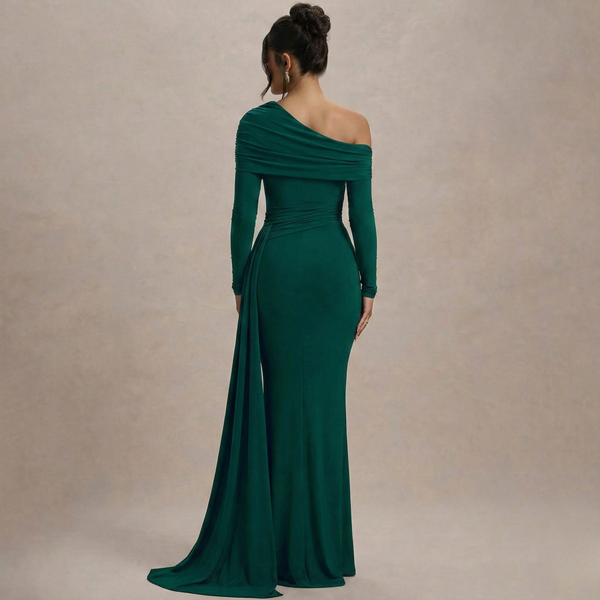 One-Shoulder Maxi Dress