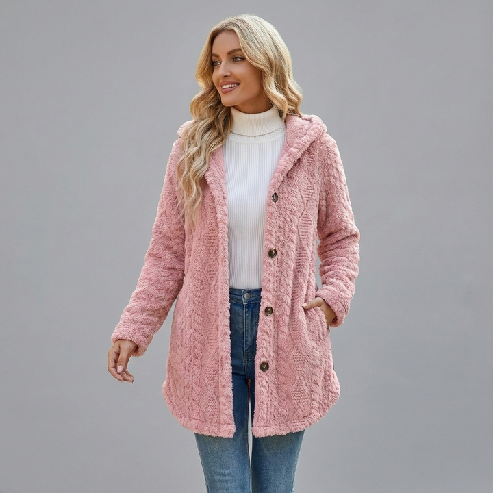Knit Hoodie Jacket - styled look