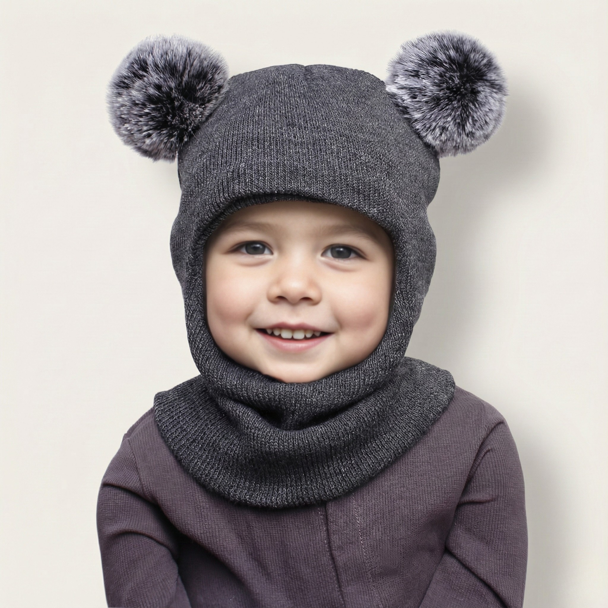 Toddler Knit Beanie Hat (1-3 years)