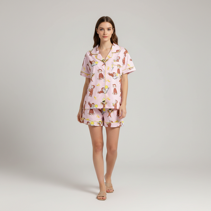 Monkey Pajama Lounge Set