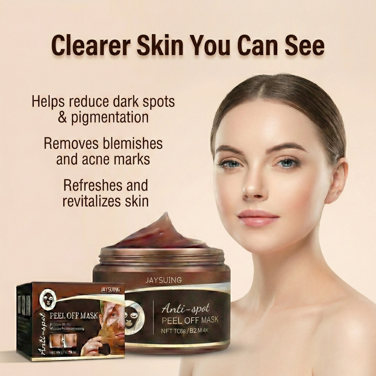 Anti Spot Peel-Off Mask - styled look