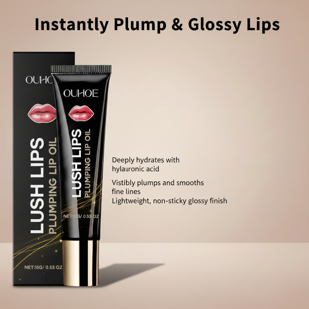 Lush Lips Serum Oil - close-up