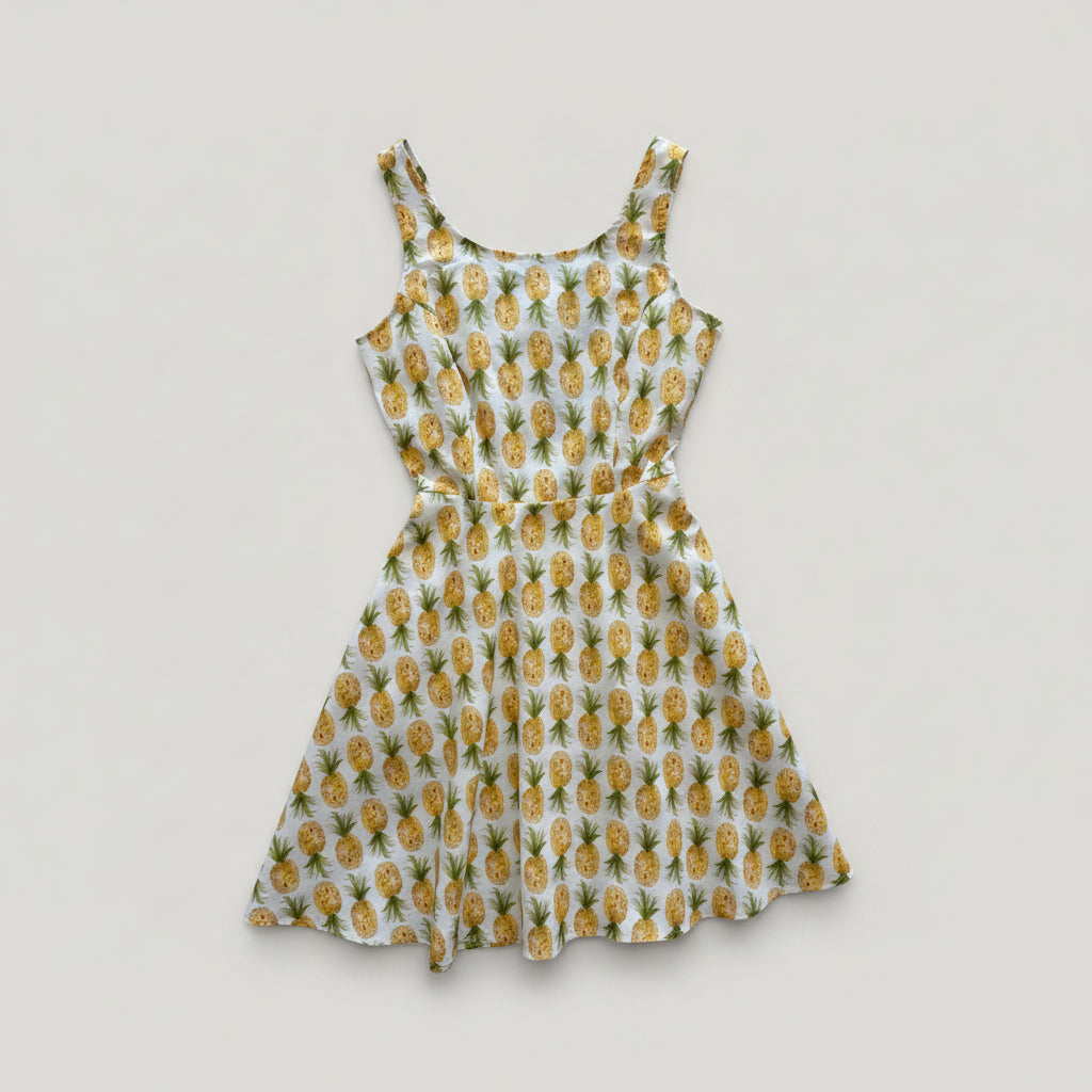 Pineapple Skater Dress