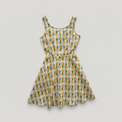 Pineapple Skater Dress