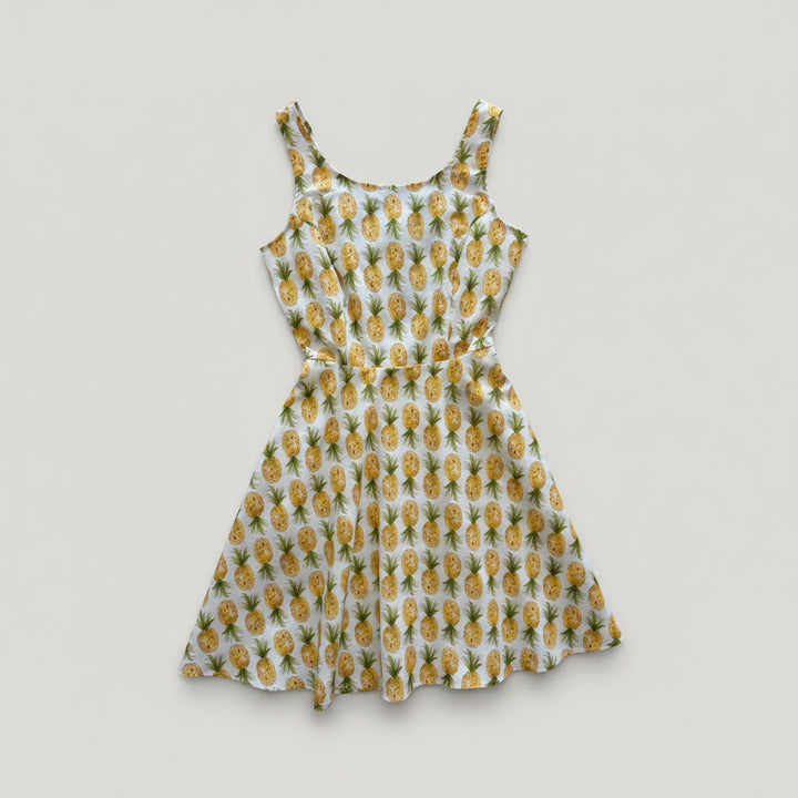 Pineapple Skater Dress