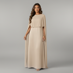 Traditional Chiffon Dress - back view