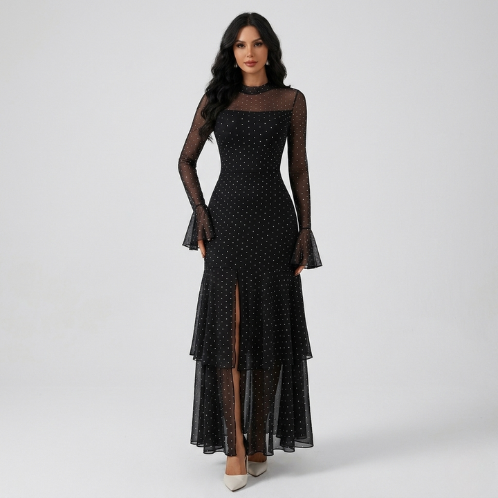 Elegant Slit Evening Gown
