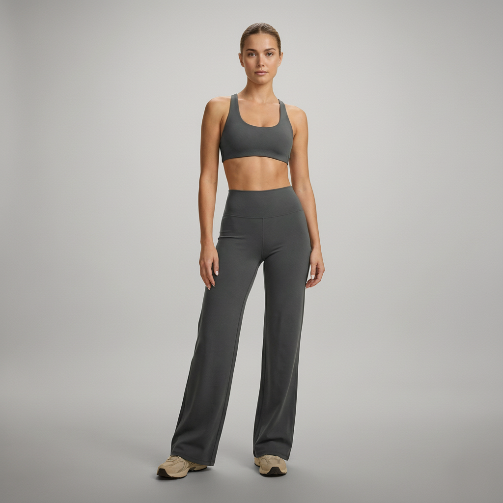 Soft Yoga Flare Pants - detail view