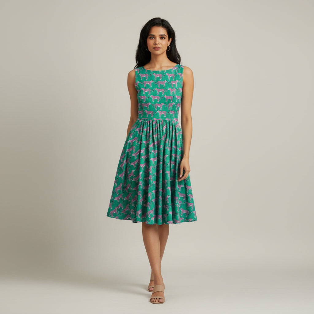Leopard Vintage Dress