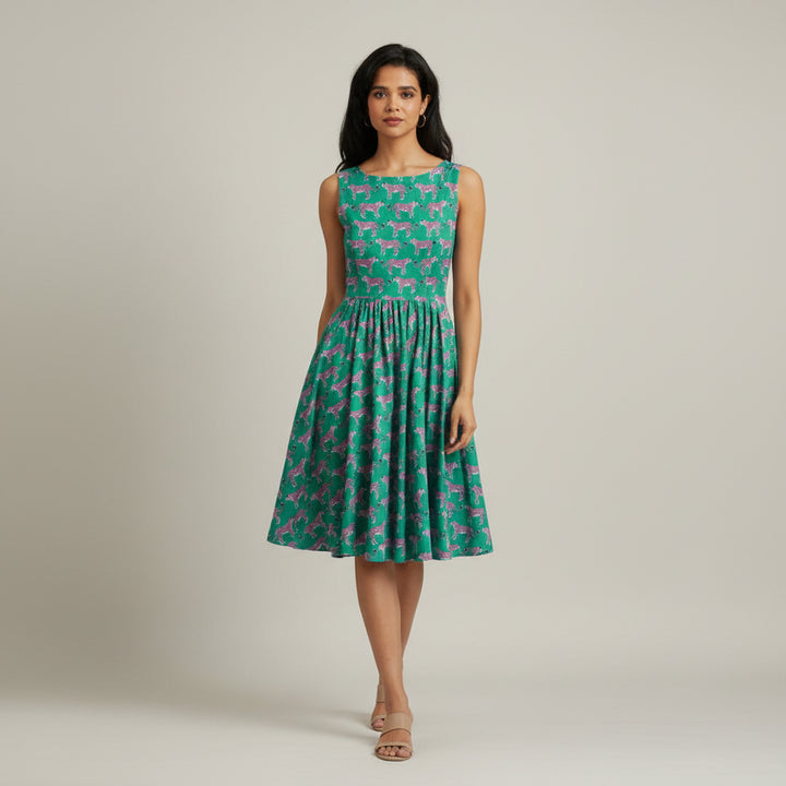 Leopard Vintage Dress