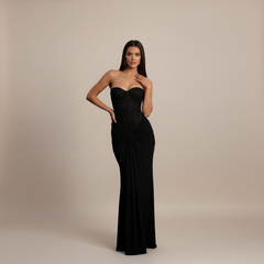 Radiance Off-Shoulder Strapless Gown - detail view