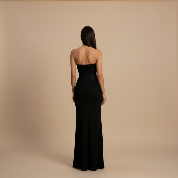 Radiance Off-Shoulder Strapless Gown