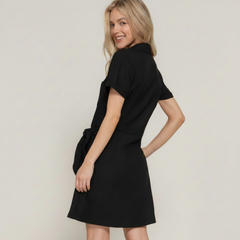 Side Bow Mini Dress - detail view