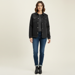 Onque Casual Textured Jacket - back view