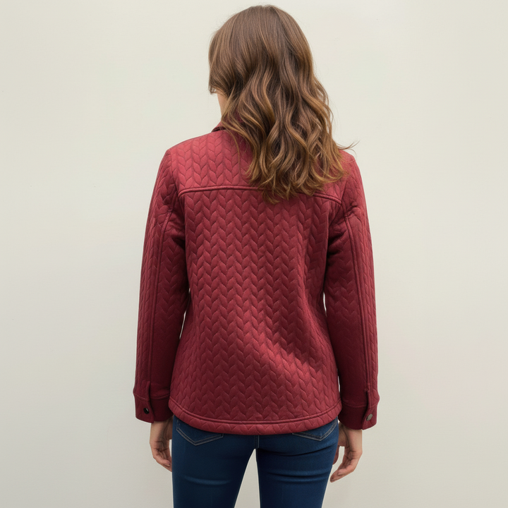 Onque Casual Textured Jacket - front view