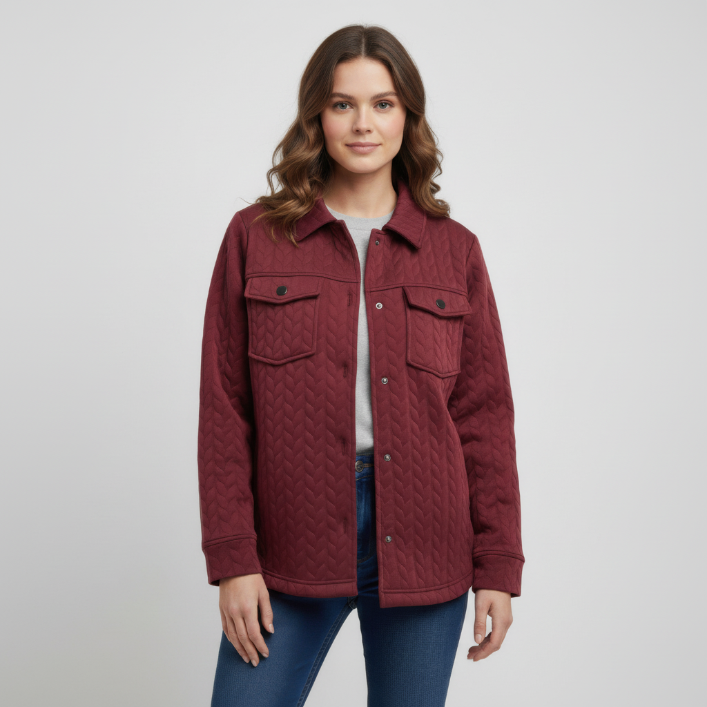 Onque Casual Textured Jacket - side view