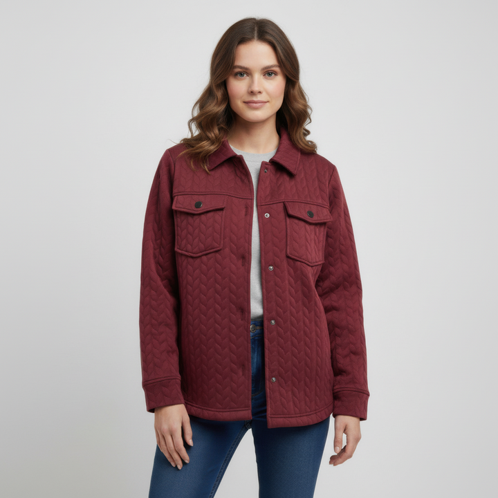 Onque Casual Textured Jacket - side view