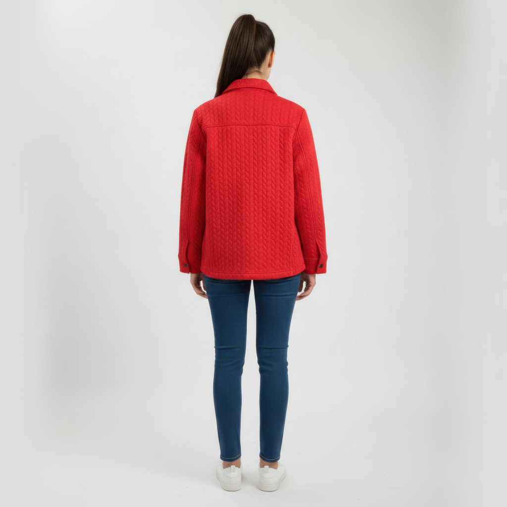 Onque Casual Textured Jacket - side view