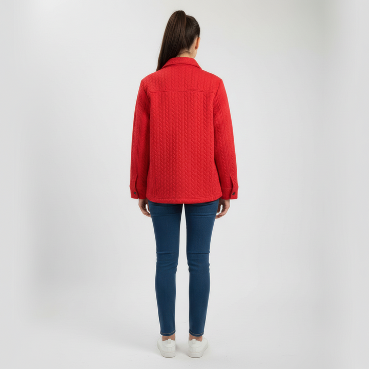 Onque Casual Textured Jacket - side view