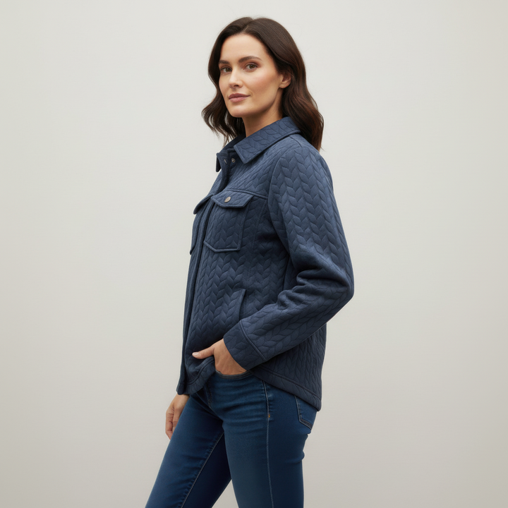 Onque Casual Textured Jacket - colour option