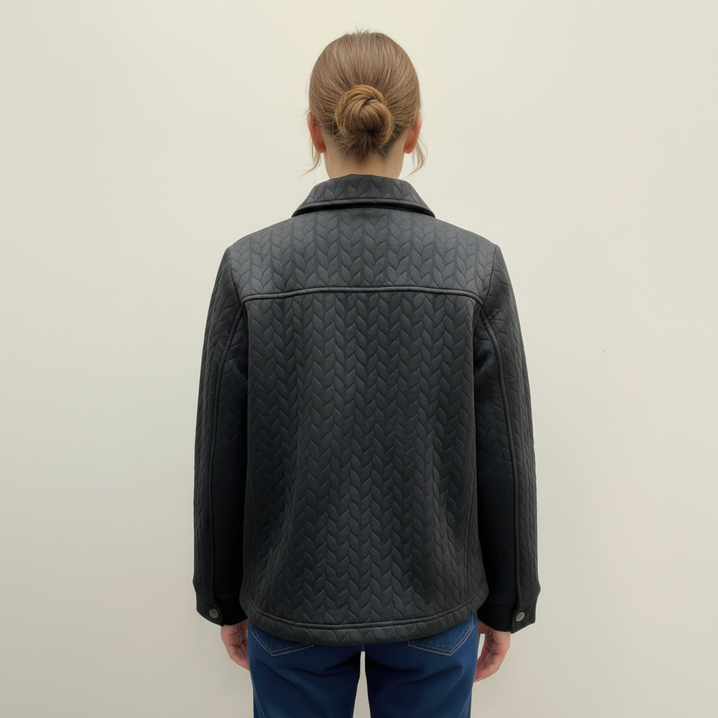 Onque Casual Textured Jacket - detail view