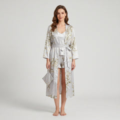 Cherry Silk Sleepwear Set