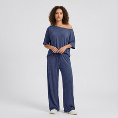 Off Shoulder Wide Leg Casuals