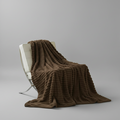 Fluffy Warm Plush Blanket - detail view