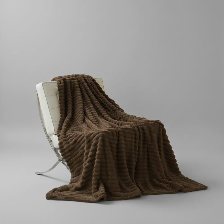 Fluffy Warm Plush Blanket - detail view