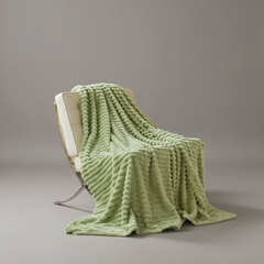 Fluffy Warm Plush Blanket (Green)