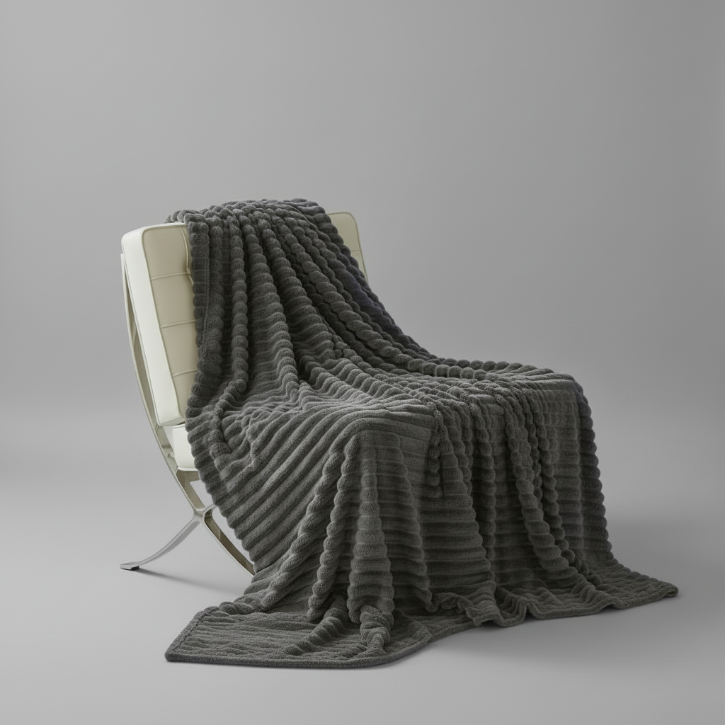 Fluffy Warm Plush Blanket - styled look