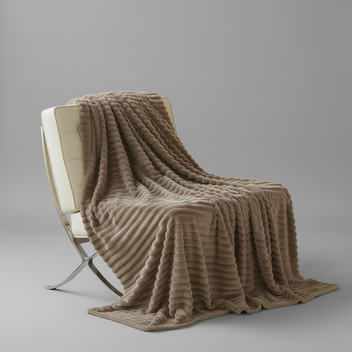 Fluffy Warm Plush Blanket - fabric detail