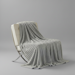 Fluffy Warm Plush Blanket - side view