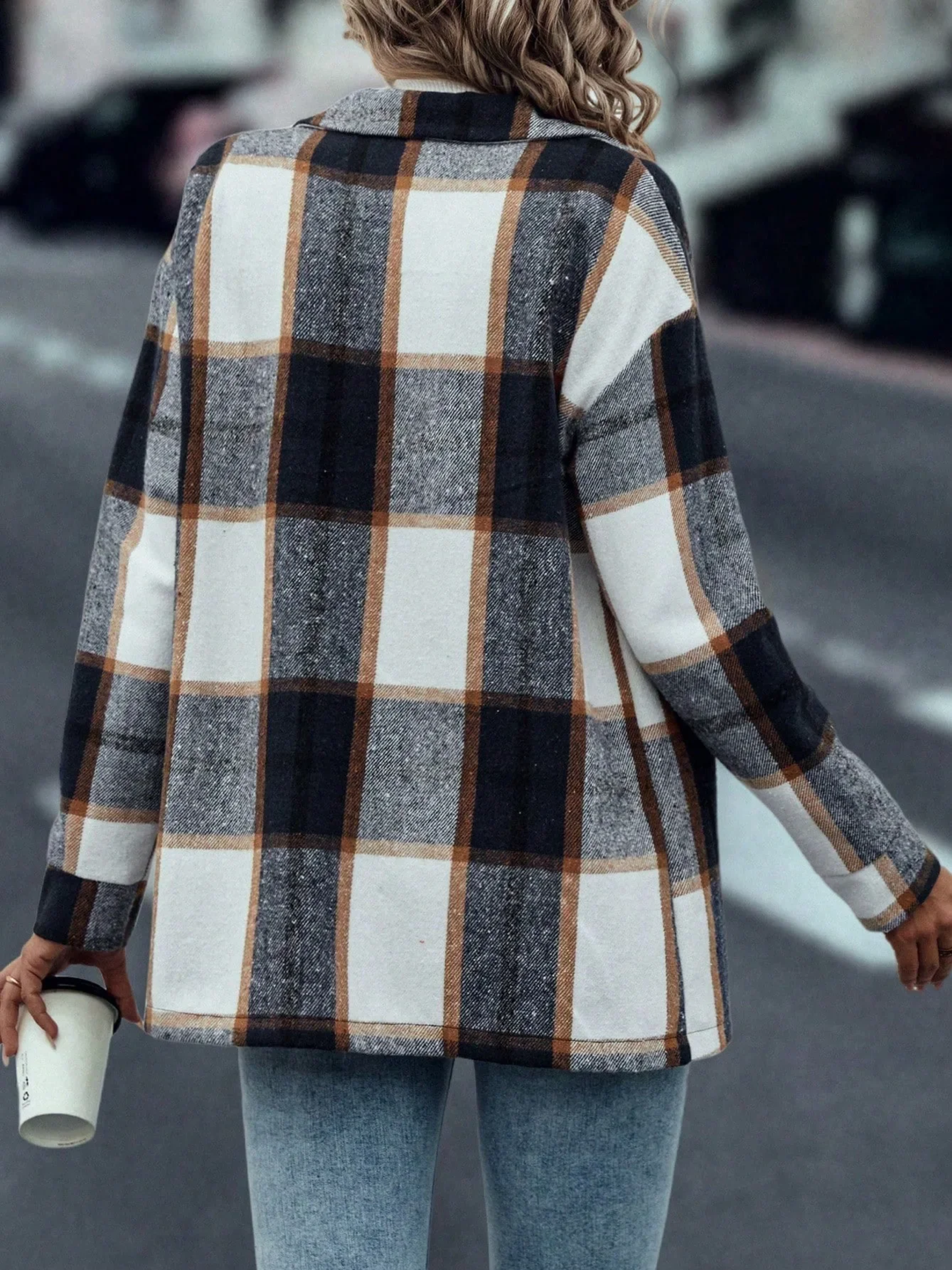 Plaid Shacket Jacket