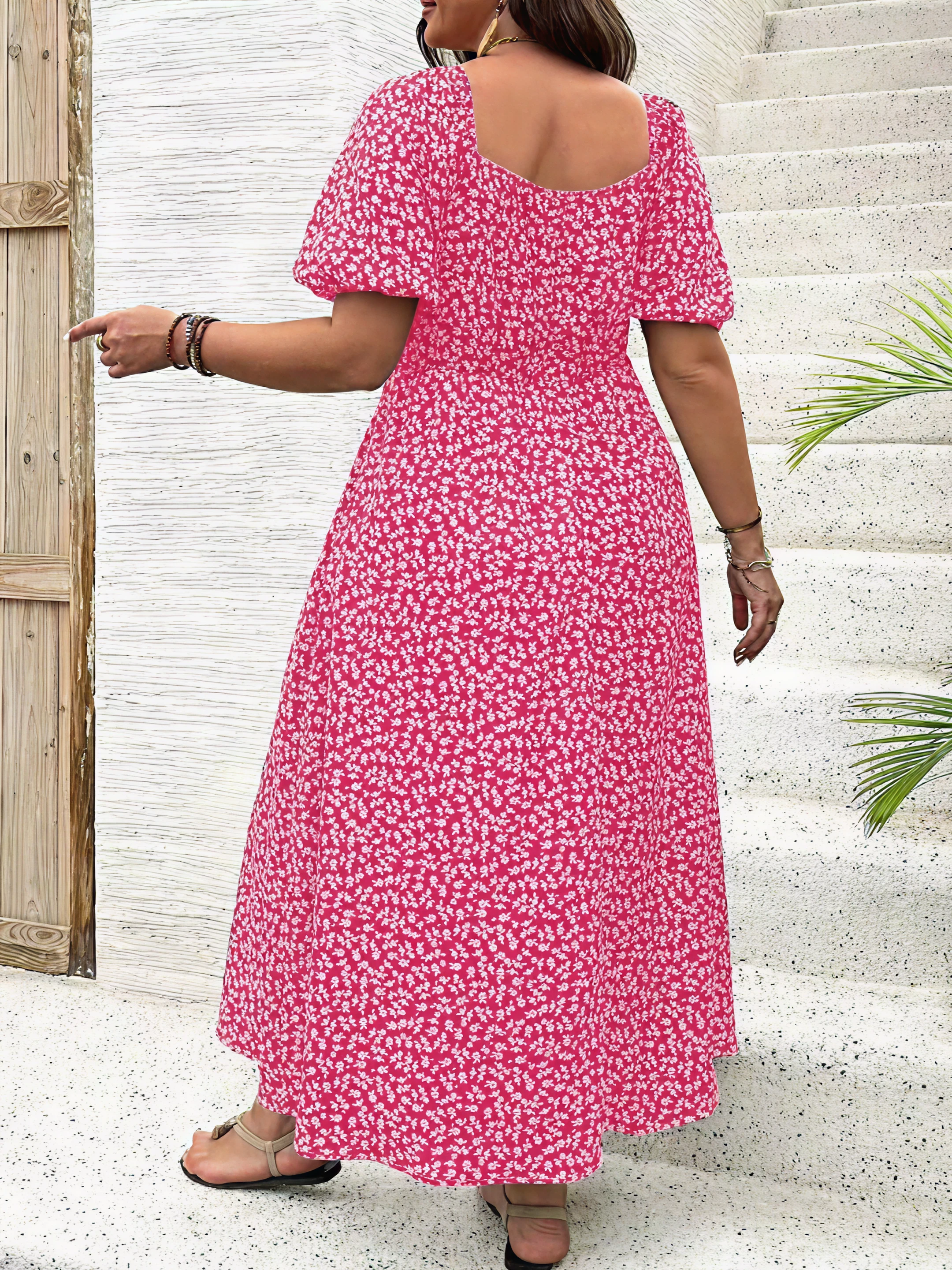 Ditsy Plus Floral Maxi