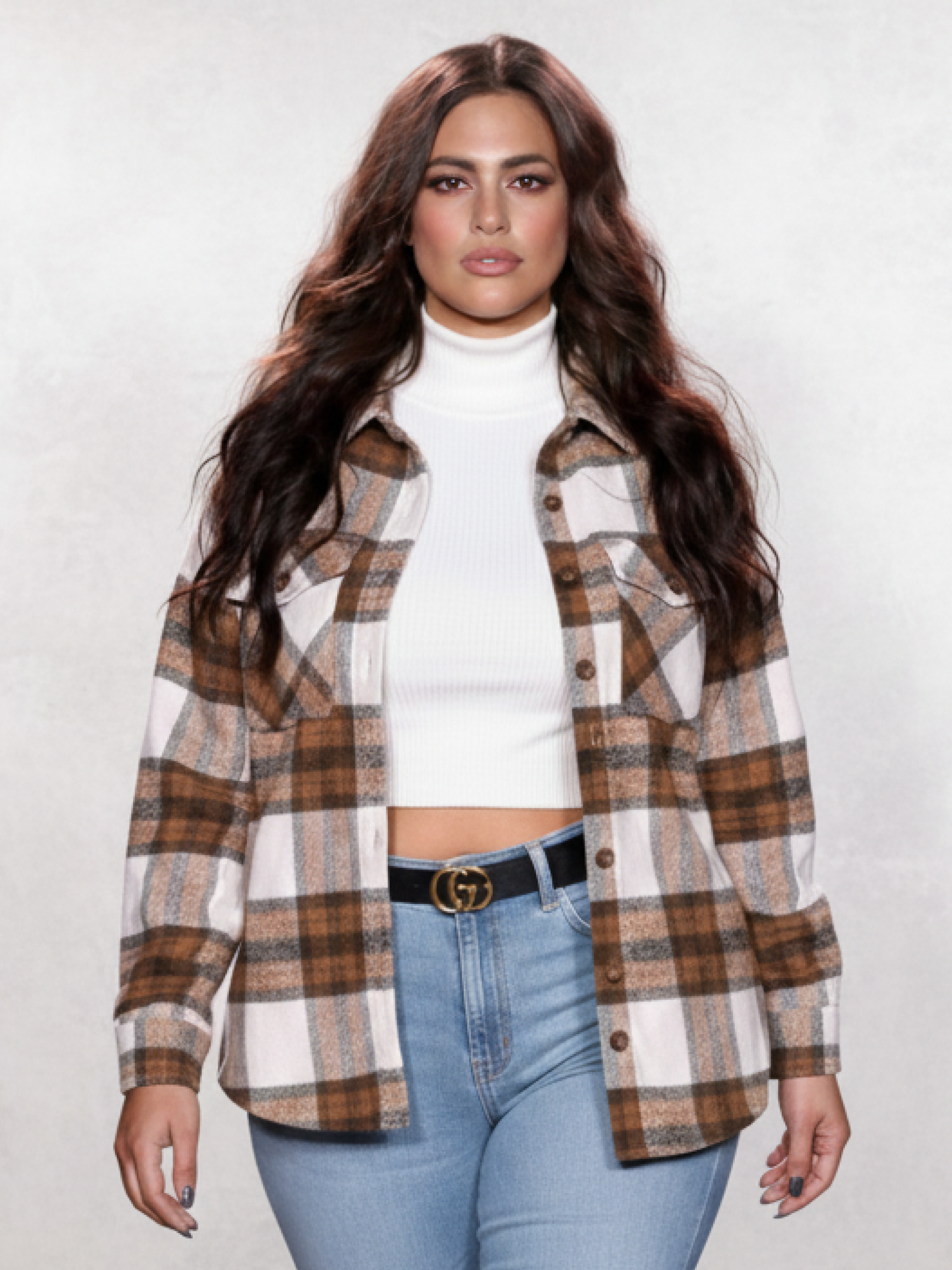 Plaid Shacket Jacket