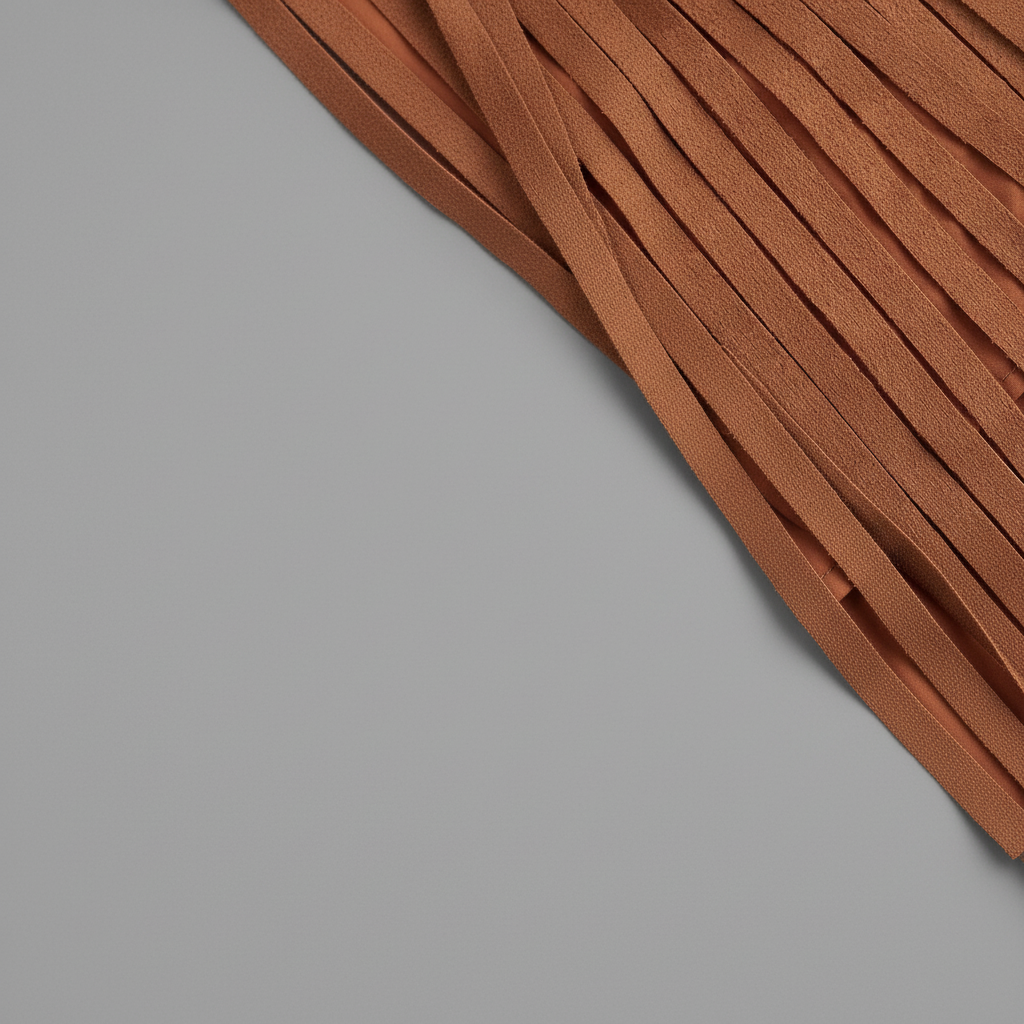 Fringe Detail Mini Skirt- for women in -Brown Copperwood - 2