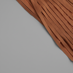 Fringe Detail Mini Skirt- for women in -Brown Copperwood - 2