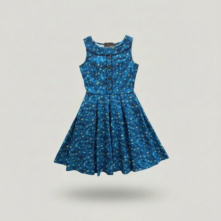Elizabeth Dress in Peacock