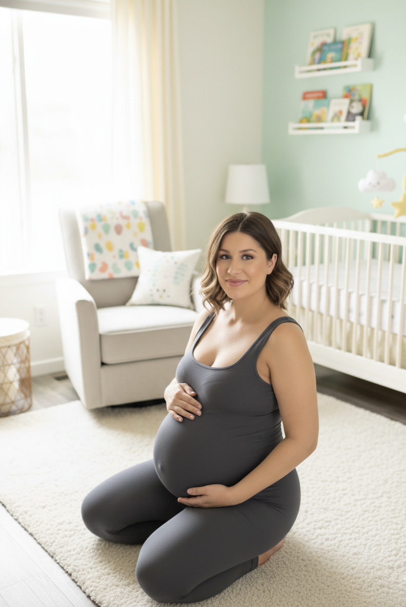 Maternity Jumpsuit - Grey Edition  