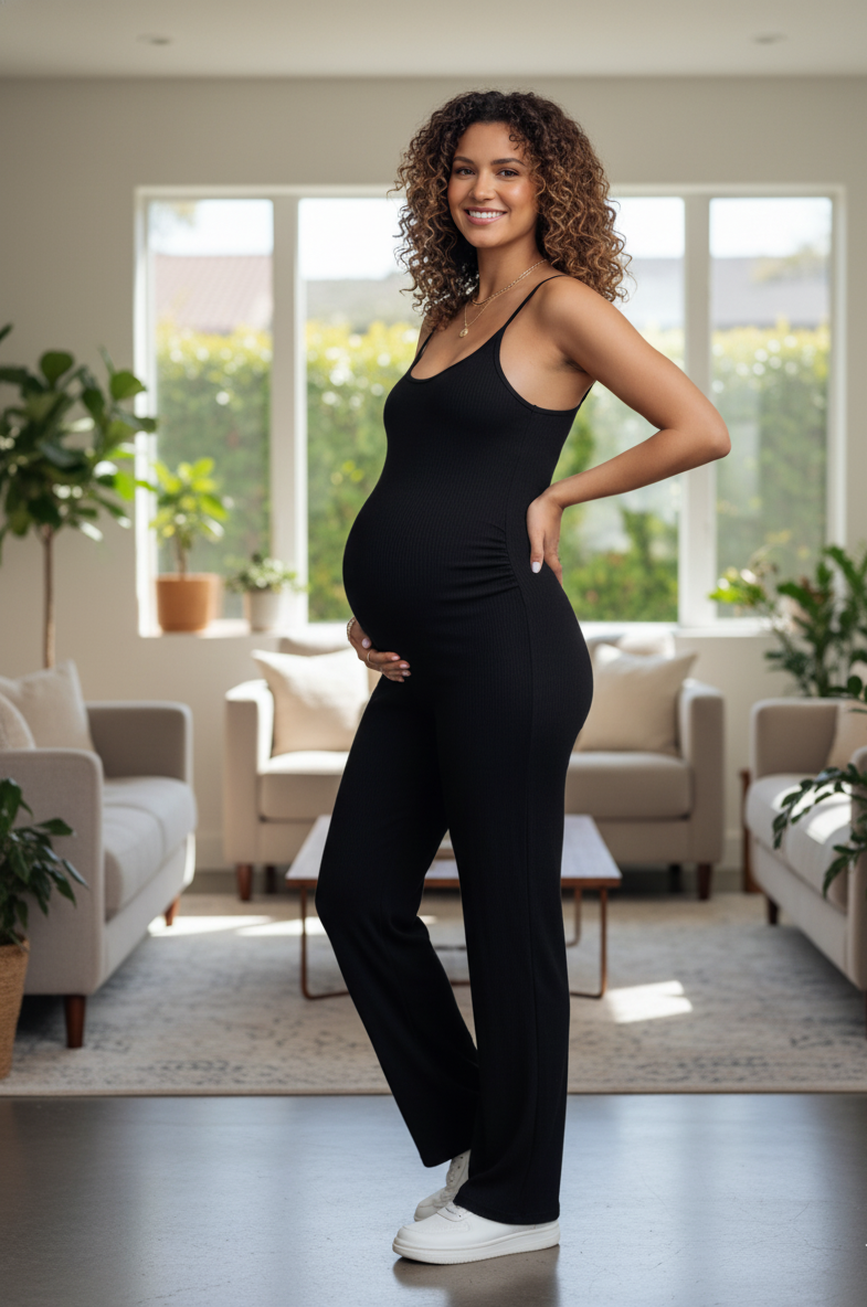 Maternity Jumpsuit in Black