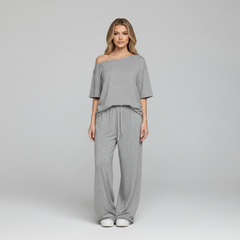 Off Shoulder Wide Leg Casuals