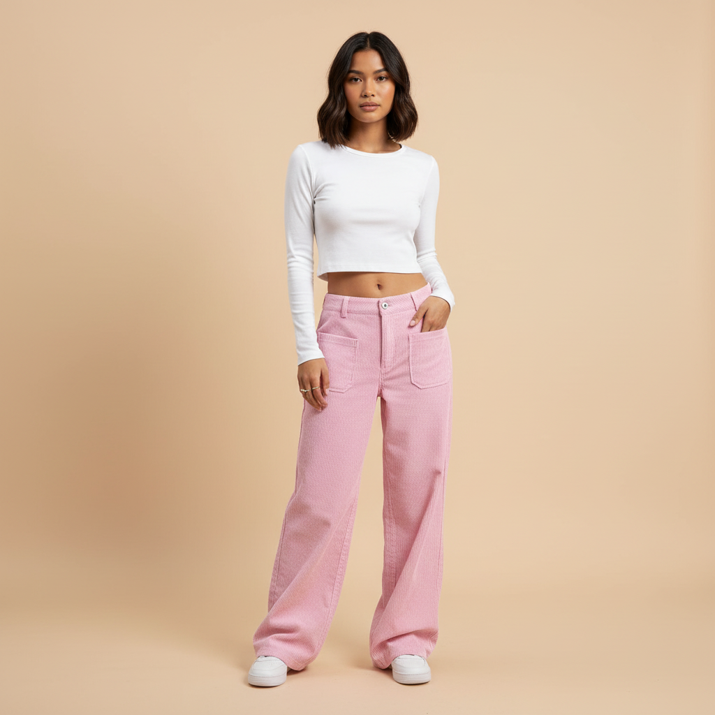 Casual Wide Leg Trousers - Mavena Co.