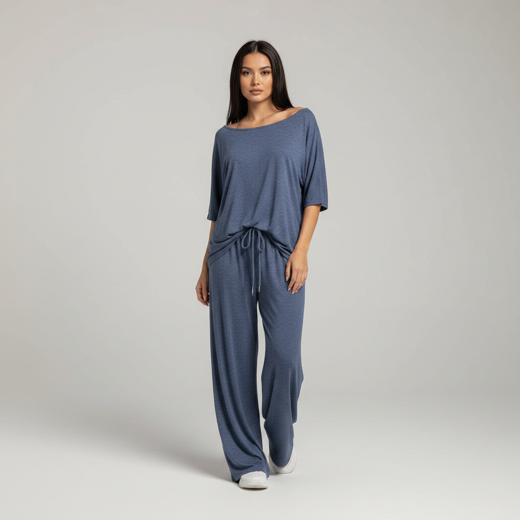Off Shoulder Wide Leg Casuals