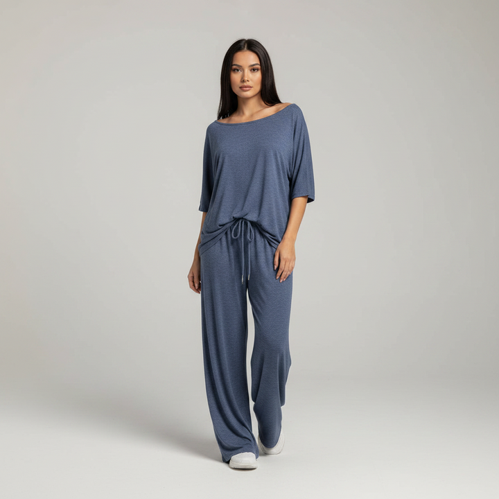 Off Shoulder Wide Leg Casuals