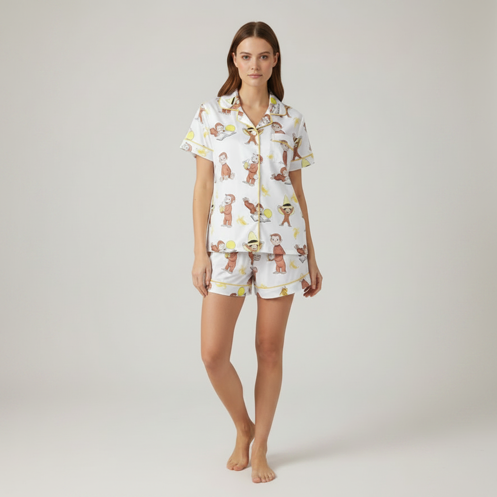Monkey Pajama Lounge Set